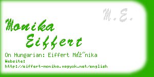 monika eiffert business card
